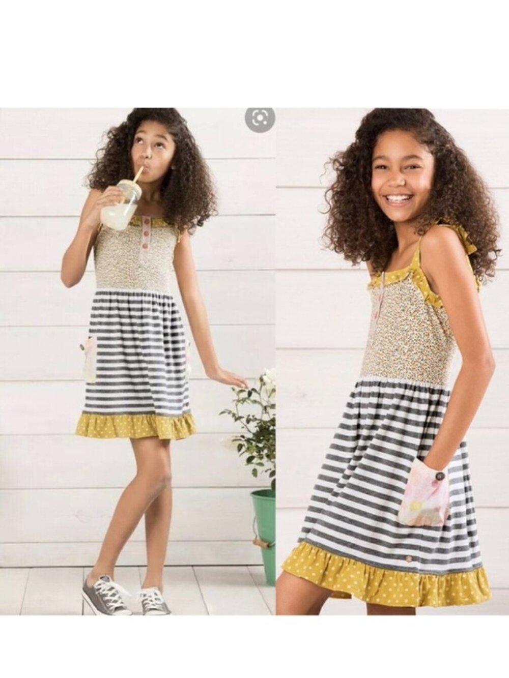 Matilda Jane 435 | Adventure Begins Snakes and Ladders Dress | Size 8